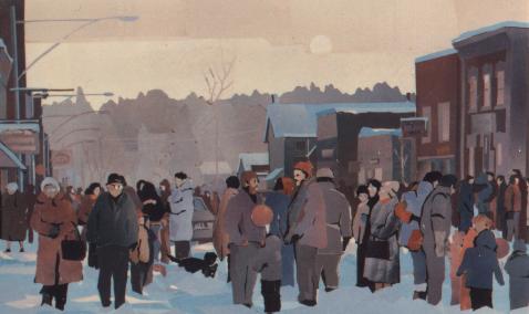 Paper Collage - After the Parade