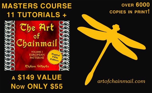 Art of Chainmail Masters Kit - The Original Book plus 11 Tutorials!