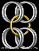 Layout for European 1 into 8 King's Mail