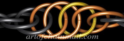 Adding the second link in joining 1 into 4 Spiral Chain