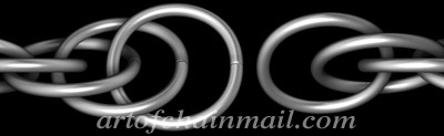 Layout for joining 1 into 4 Spiral Chain