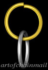 1 open link through 1 closed link