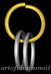 1 open link through 2 closed links