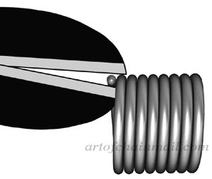 Cutting the Coil - Side View
