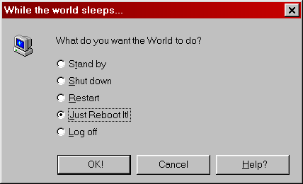 While the World Sleeps...